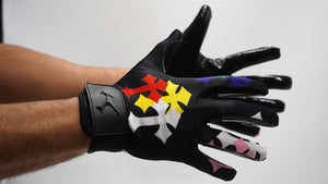 “Cross” Football Gloves